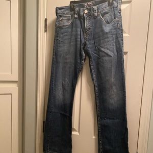 Mens silver jeans 34x34 zac style